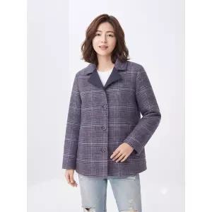 [크로커다일레이디]울 소재의 핸드메이드 자켓 네이비 CLCWJK104_P437688499