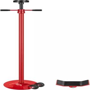 SPECSTAR 이동식 언더호이스트 지지대 3/4톤 폴 잭 1650파운드 용량 52~76인치 팅 가능 듀얼 휠 교체 새들