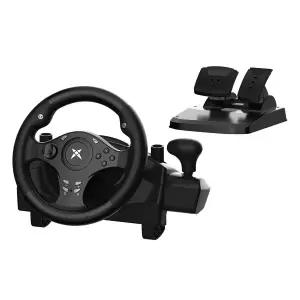 DOYO 게이밍 페달 조향 휠 PC Xbox One Series X S용 초보자용 심 레이싱 PS4 Switch 및 Android 지원 270