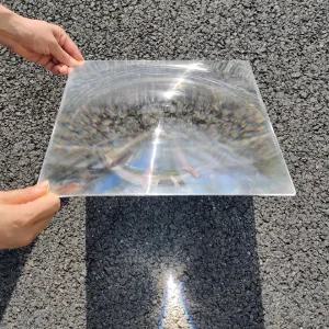 6시즌 대형 프레넬 렌즈 300 x 300mm PMMA 태양열 오븐 가열 및 물리 실험용 확대 시트