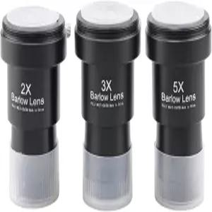 망원경 바로우 렌즈 키트 2X-3X-5X 1.25인치 액세서리 천체 관측용 완전 금속 다중 코팅 광대역 녹색 필름