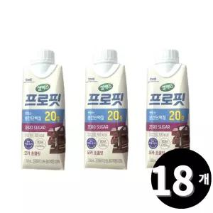 셀렉스 프로핏 드링크 모카초콜릿 250ml, 18개