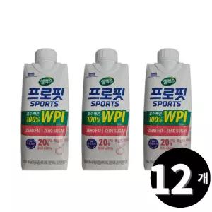 셀렉스 프로핏 Sports WPI 드링크 복숭아 아이스티 330ml, 12개