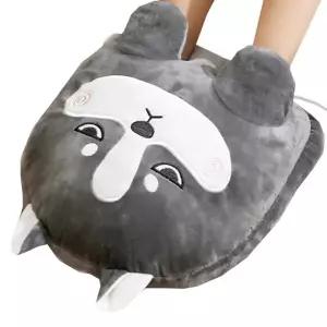 ( )허스키 강아지 USB 발열쿠션 발난로 발열방석 손난로 미니히터 풋워머