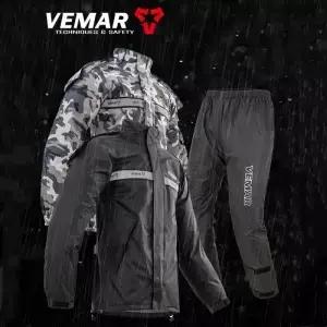 VEMAR 배달 라이더용 오토바이 레인슈트 남녀 방수 재킷 바지 바이크/전기자전거/모토크로스 라이딩