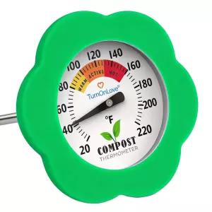 해바라기 토양 온도계 40.6cm 16인치 퇴비