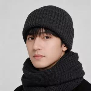 영문 외출 비니 남녀공용 두건 룩 봄 데일리 가을 겨울 등산 캠핑 패치 모자