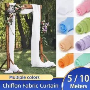 500cm/1000cm 웨딩 아치 드레이핑 패브릭 장식 배경 커튼 파티 천장 Tulle Fabric Drapery