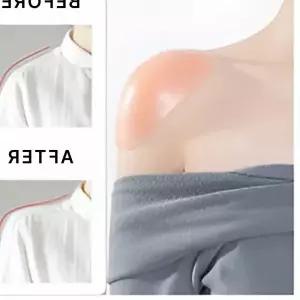 어깨뽕 직각 어깨 패드 테이프 패치 남녀공용 실리콘 패브릭 접착식 FD84B62