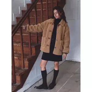 [레코브][2컬러]안감 양털무스탕 자켓