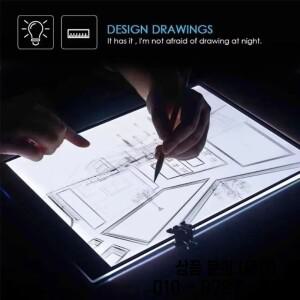 학습 도구 A4 전기 드로잉 보드 3단계 USB LED 조절 가능한 라이트 트레이싱