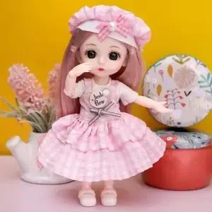 3D 시뮬레이션 걸 선물 13 이동식 공주 미니 16cm 1/12 BJD 인형
