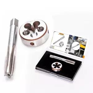 M14 x 1.5mm 메트릭 탭 및 다이 세트 오른손용 머신 라운드 탄소강 알루미늄 철 기타 금속 재료의 관통