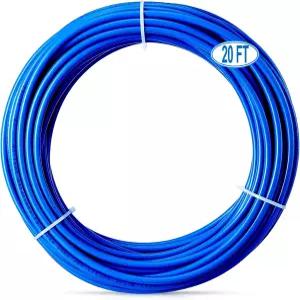 20FT 1/4 O.D.역삼투수 튜빙 NSF RO 필터 시스템용 호스 파란색 등급 BPA 프리 유연 플라스틱 식수 및