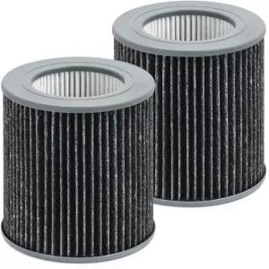 AMOYFILTER 2개 Pcs Air Mini PECO-HEPA 필터 교체 Molekule Tri-Power AirMini 및 Mini+ 공기 청정기