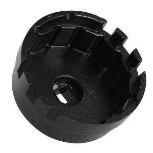14 플루트 64.5mm 알루미늄 오일 필터 캡 렌치 소켓 리무버 도구(도요타용) 고강도 단조 합금 샌디 미끄럼