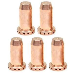 5pcs 90093 플라즈마 토치 드래그 팁 40A 노즐 열역학호환용 SL40 구리 호환용접 장비