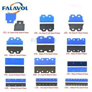 FALAVOL 5개/세트 프린터 와이퍼 (Epson XP600 TX800 DX5 DX7 4720 헤드 고무 블레이드 Roland Mutoh Mimak