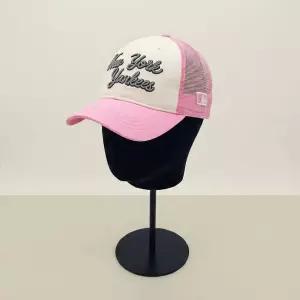 MLB 키즈 여아 스트릿 리본 메쉬캡 뉴욕양키스 L.PINK COP 7FCPB0563 50PKL