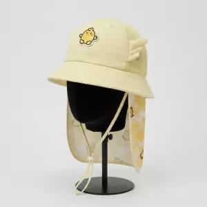 MLB 키즈 메가베어프렌즈 넥플랩 메쉬 돔햇 뉴욕양키스 L.YELLOW COP 7AHTC0163 50YE