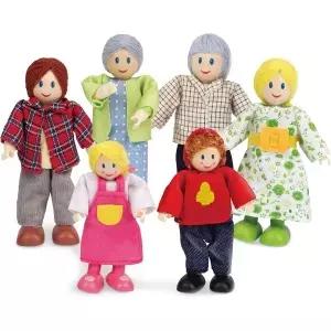 Hape 해피 패밀리 돌하우스 세트 수상 경력에 빛나는 인기 돌 가족 세트이자 용 나무 인형의 독특한