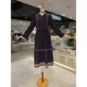 써스데이아일랜드 도트 보더믹스 원피스 T266AOP533W 2865744