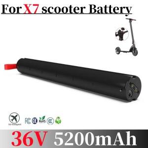 스쿠터용 충전식 리튬 배터리 팩 HX X7 187Wh 액세서리 교체 부품 36V 5200mAh