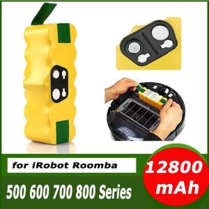교체용 14.4V 12.8Ah NI-Mh 배터리 iRobot Roomba 500 600 700 800 시리즈 555 560 580 620 630 650 760 77