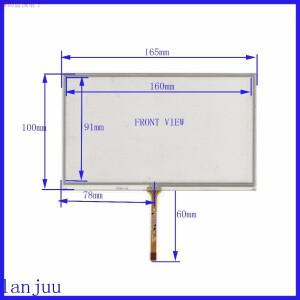 2개/몫 165x100   7 인치 자동차 DVD 네비게이션 GPS 터치 스크린 패널 165mm x 100mm 필기