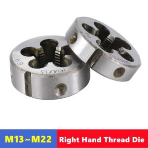1pcs 오른손 메트릭 다이 M13-M22 공작 기계 및 수동 외부 스레드 태핑 수리용 수공구