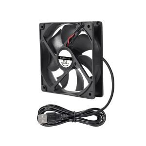 120x120x25mm 120mm 케이스 배기 팬 DC 무브러시 5V 12V 24V 12cm 라디에이터 2핀 USB 12025 쿨러 PC 컴퓨