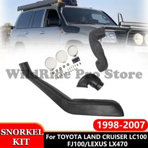 토요타 랜드크루저 LC100 FJ100/렉서스 LX470 1998-2007용 오프로드 에어 램 흡입 스노클 키트 웨이딩 호스