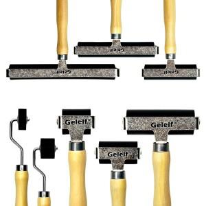 Gelelf Brayer 1 Pc 1.2 / 2.2 3.5 5CM - 쉽게 벗겨짐 젤 프린팅판 종이 공예 가정 장식 등을 청소할 수