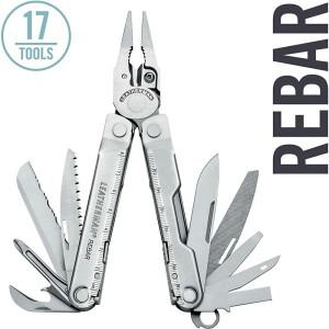 LEATHERMAN 철근 멀티툴 프리미엄 교체 가능 와이어 커터 및 톱 시스가 있는 스테인리스 스틸