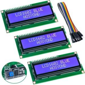 아두이노 라즈베리 파이용 LCD 디스플레이 모듈 10 핀 F-M 점퍼 와이어 I2C IIC 1602/2004 스크린 16x0 2 2