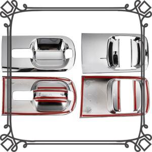 호환 H1 Grand Starex I800 Iload/Imax 크롬 문 외부 핸들 커버 외장 부품 자동 교체 용 Q2-4Pcs