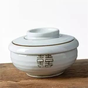 도자기 백자 그릇 한식 찜 그릇 접시 반찬 한식덮개 찜그릇