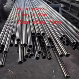 1PC 304 스테인리스 스틸 튜브 파이프 대형 금속 외경 0.3-50 65 68 70mm 길이 100mm 250mm