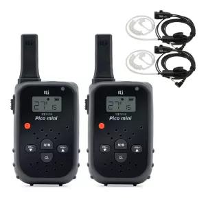 티티아이텍 생활무전기 Pico mini 2대 듀얼충전기 풀세트