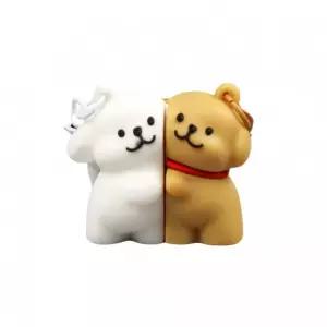 서있는 키링 우정 강아지 커플 1쌍