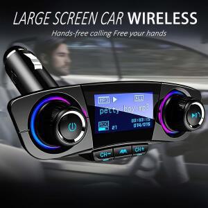 카드 슬롯 1pcs 자동차 MP3 플레이어 AUX 무선 수신기  USB 음악 FM 송신기