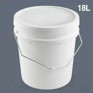 원형 빈통 플라스틱 18L 공캔 PVC 페인트통 말통 물통 플라스틱통 용기 다용도통