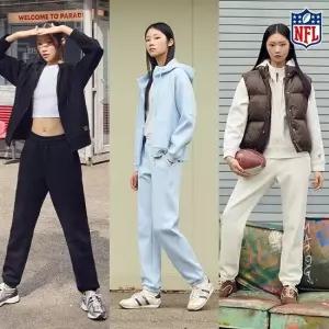 [루시앙]NFL 여성 소프트 패딩베스트 셋업 3종 (상하의 + 패딩베스트)