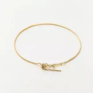 22cm 14K/18K 골드 컬러 도금 황동 목걸이 팔찌 체인 2 개 DIY 여성용 패션 선물 쥬얼리 액세서리 만들기