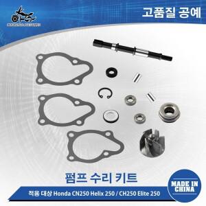 SJ 바이크 오토바이 부품 250CC 스쿠터 워터 펌프 수리 키트 (혼다 호환 헬릭스 엘리트 2T 19229-KJ9-306