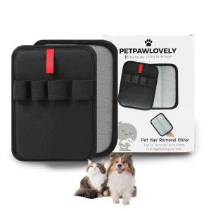 PETPAWLOVELY 반려동물 털 제거 장갑 정전기 브러쉬