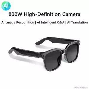 새로운 AI 스마트 안경 남성용 색상변환 번역 기능 800W 카메라 사진 비디오 녹화 방수 HD 통화 M02S