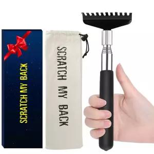 성인 노인용 롱 백 스크래처 80.9cm 테인리스 스틸 휴대용 가려움 완화 도구
