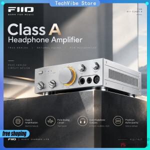 FiiO 클래스 A 헤드폰 전력 증폭기 데스크톱용 완전 디스크리트 트라이오드 방식 60W 트랜스포머 하이파이
