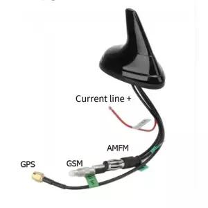 범용 자동차 상어 지느러미 지붕 안테나 공중 FM / AM GPS GSM 장식 액세서리